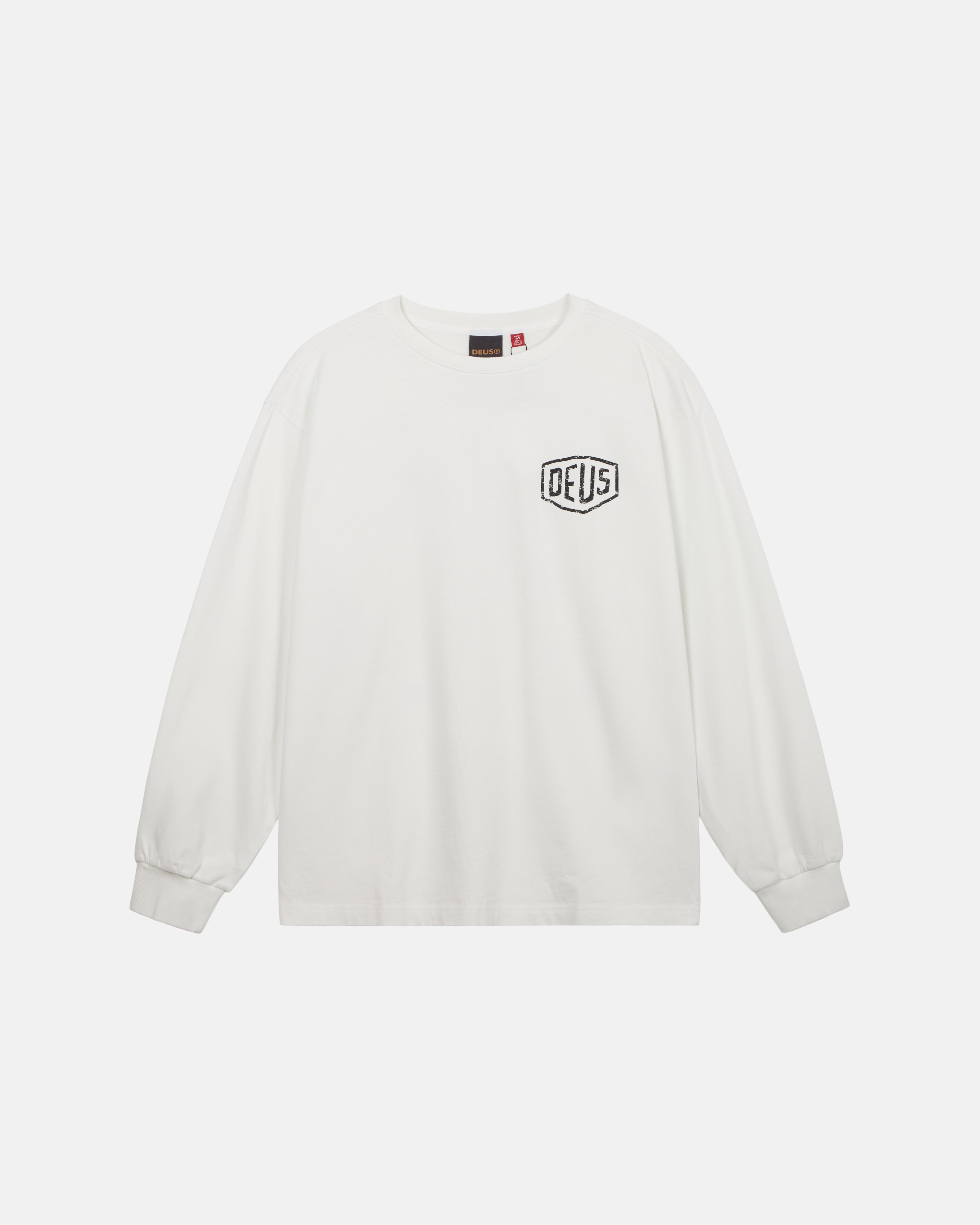 Long Sleeve T-Shirts | Deus Ex Machina | Roar Ls Tee - White – (UK