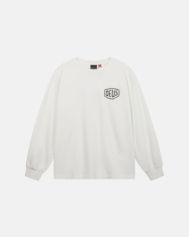 Deus Ex Machina - Roar Long Sleeve Tee - White
