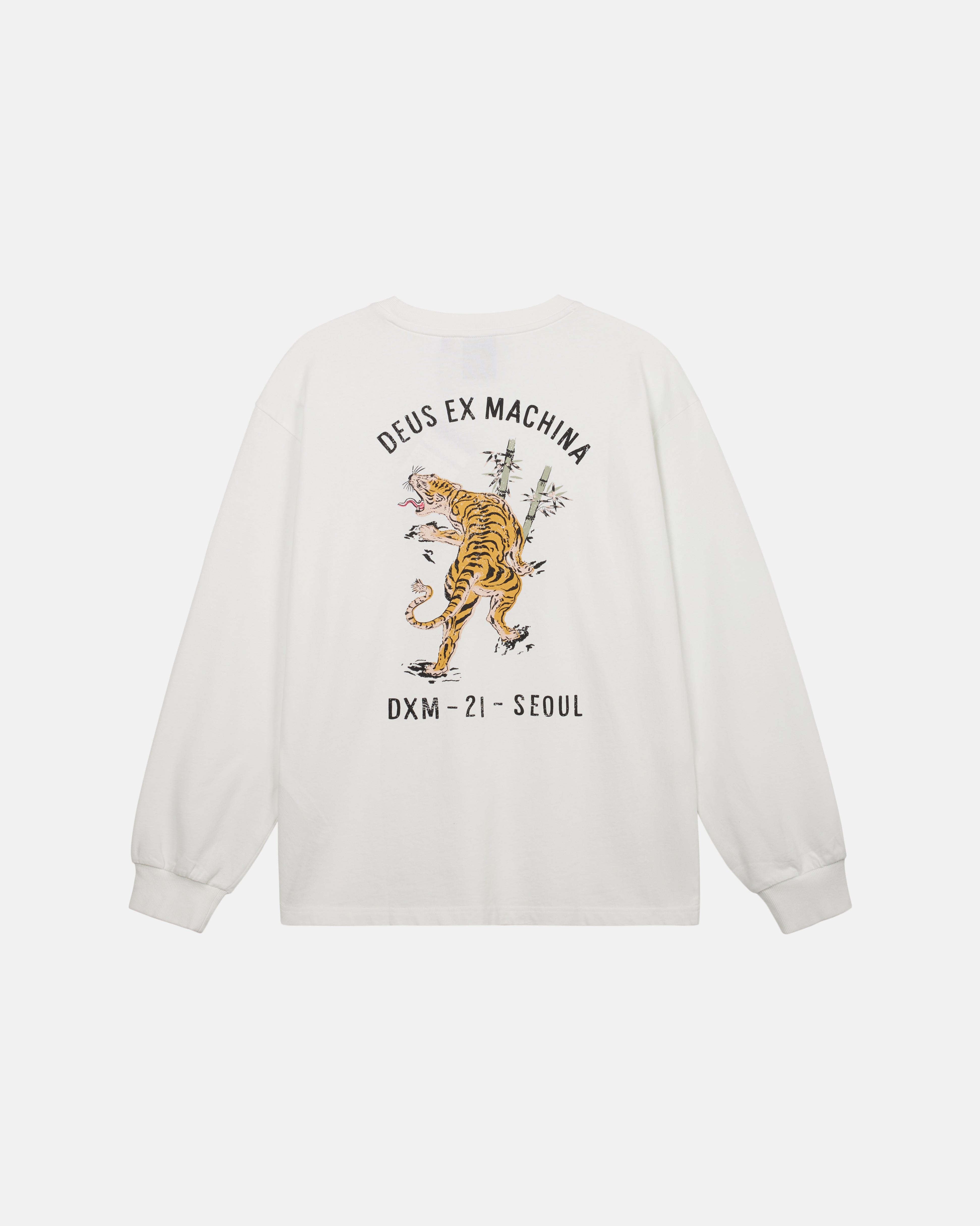 Long Sleeve T-Shirts | Deus Ex Machina | Roar Ls Tee - White – (UK