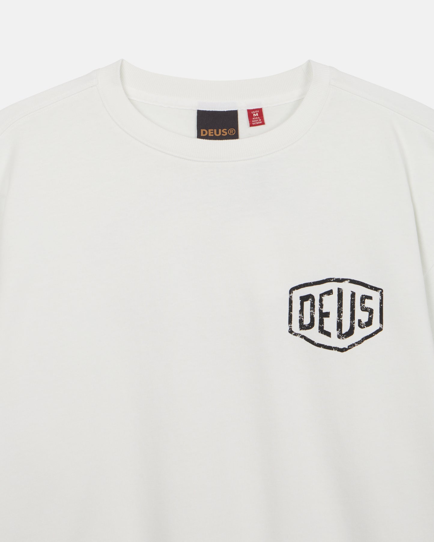 Deus Ex Machina - Roar Long Sleeve Tee - White|Flatlay