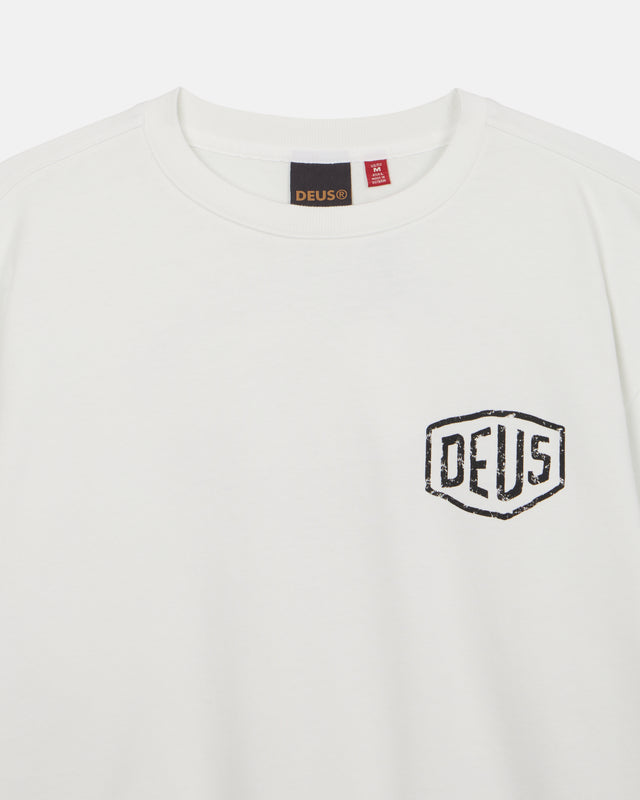 Deus Ex Machina - Roar Long Sleeve Tee - White