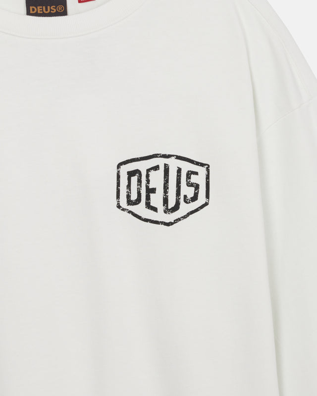 Deus Ex Machina - Roar Long Sleeve Tee - White