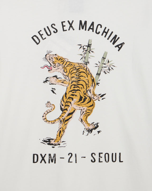 Deus Ex Machina - Roar Long Sleeve Tee - White