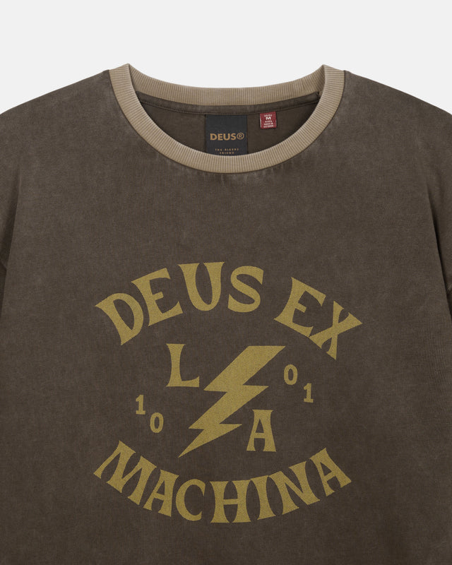 Deus Ex Machina - Chinook Long Sleeve Tee - Brown
