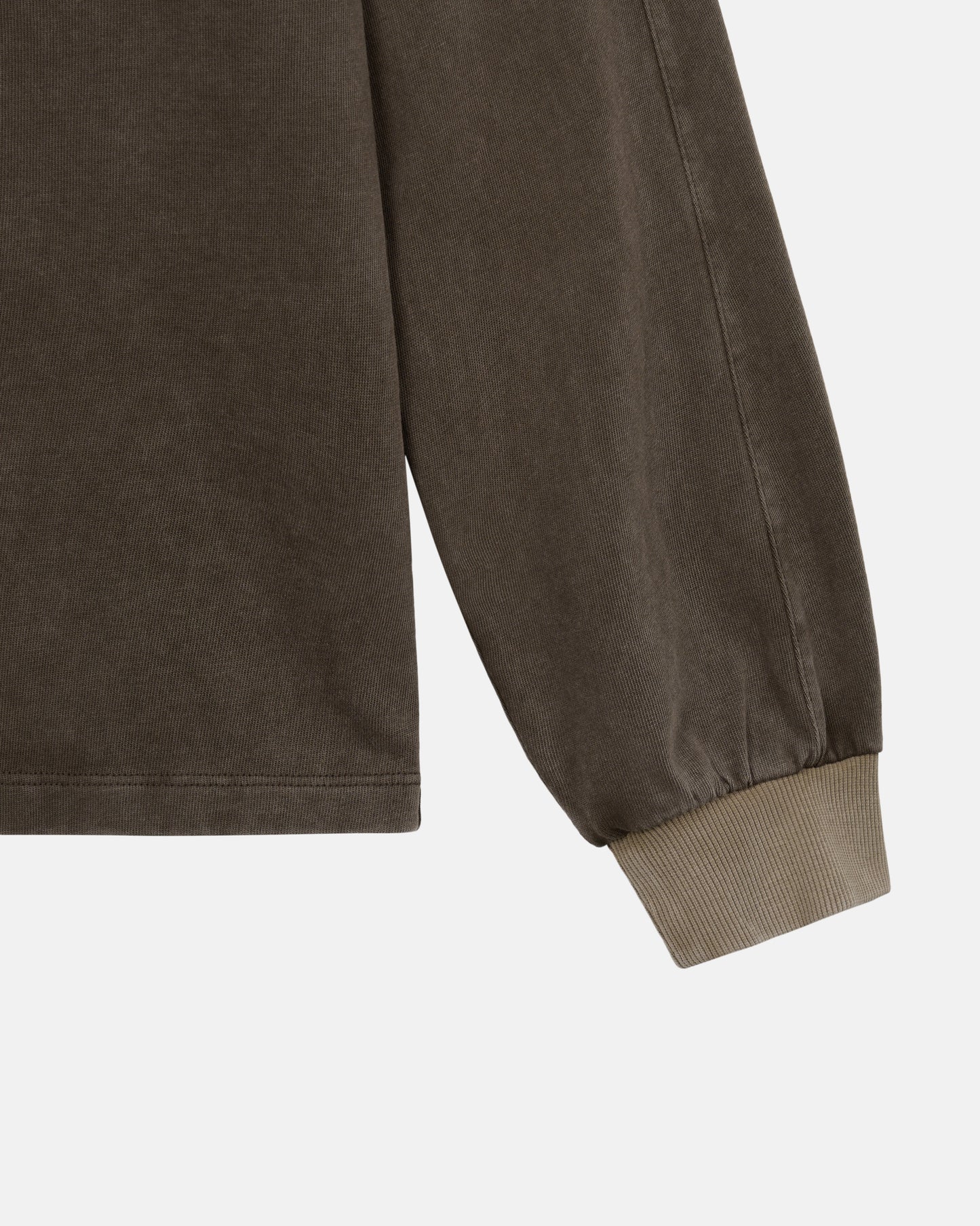 Deus Ex Machina - Chinook Long Sleeve Tee - Brown|Flatlay