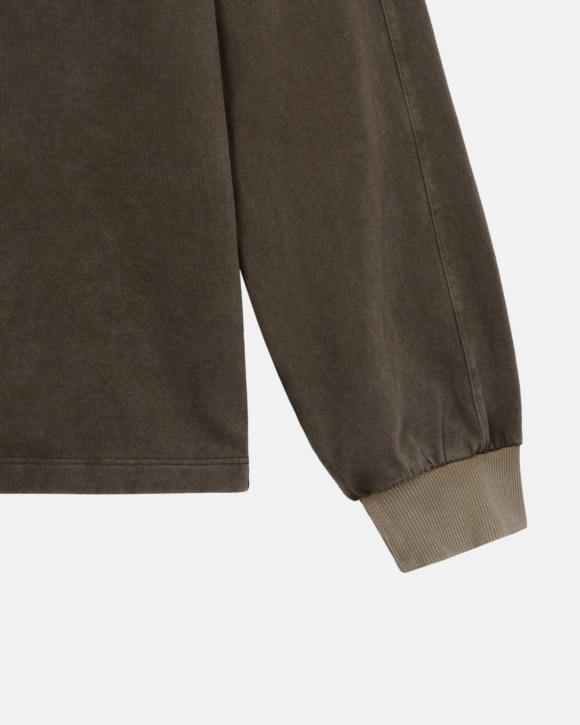 Deus Ex Machina - Chinook Long Sleeve Tee - Brown|Flatlay