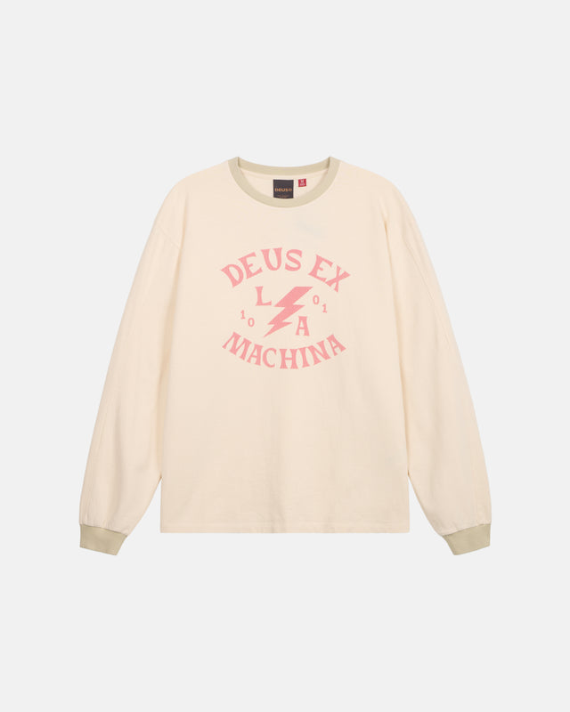 Deus Ex Machina - Chinook Long Sleeve Tee - Ivory