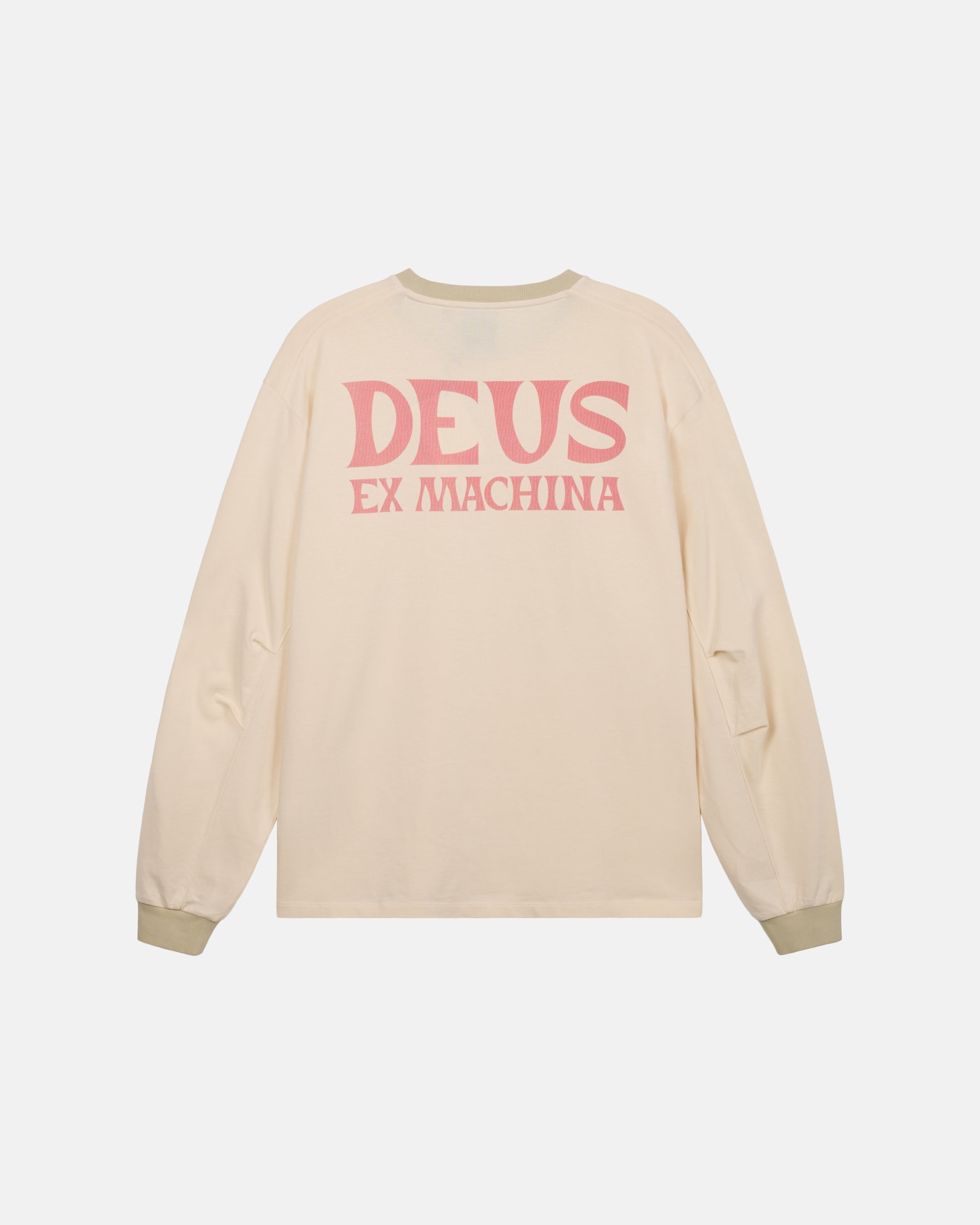 Deus Ex Machina - Chinook Long Sleeve Tee - Ivory|Flatlay