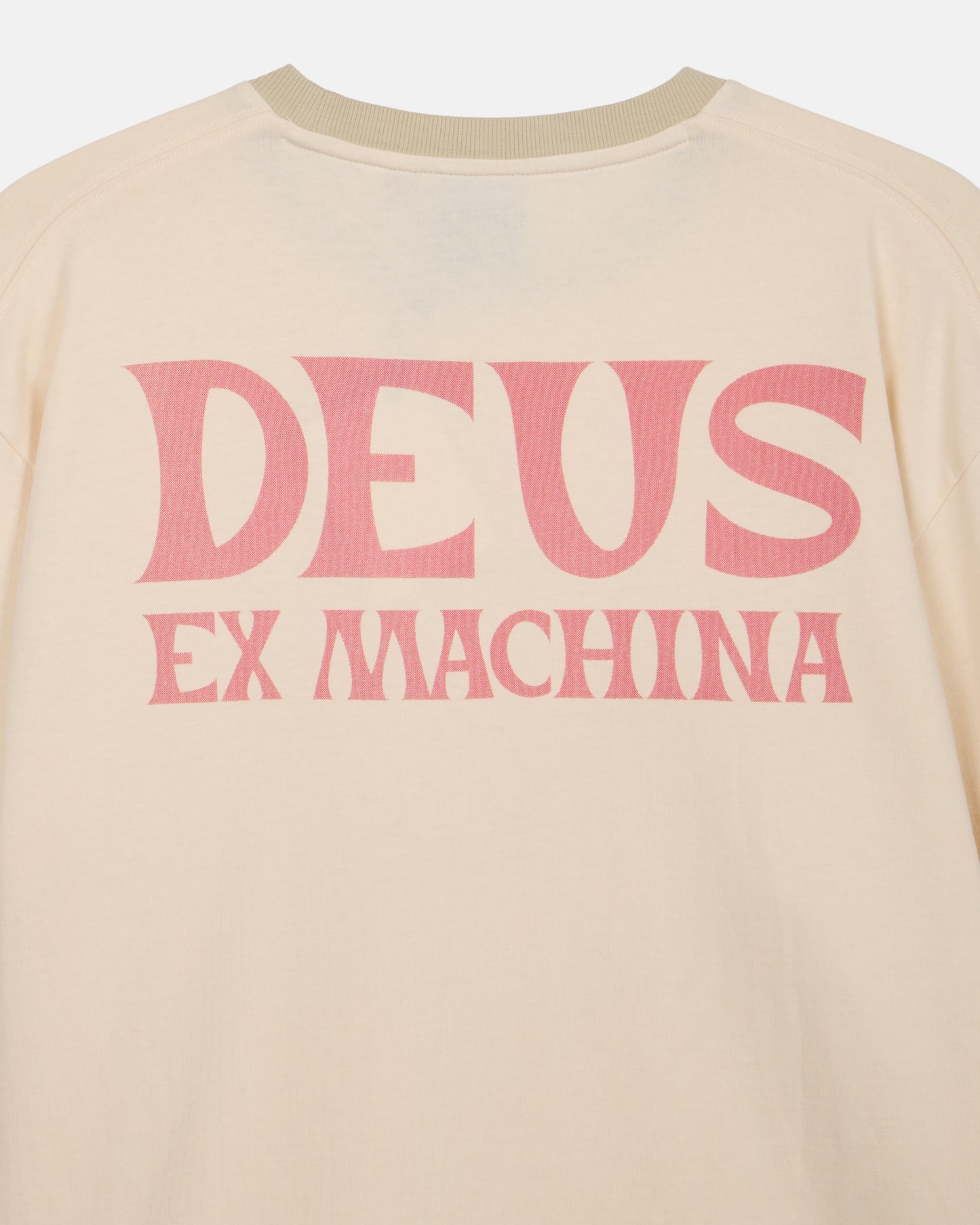 Deus Ex Machina - Chinook Long Sleeve Tee - Ivory|Flatlay