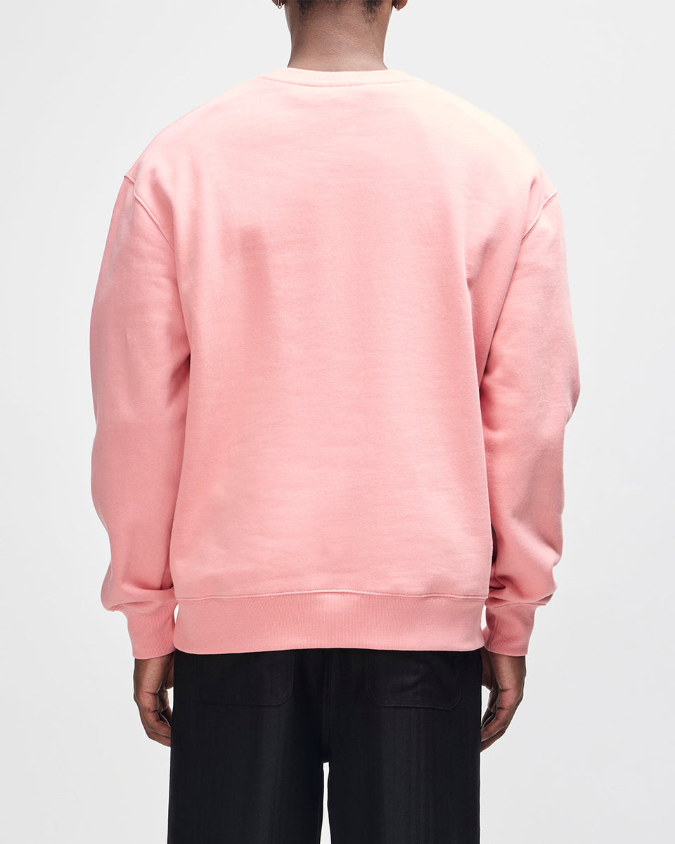 Sweaters | Deus Ex Machina | Smile Crew - Lobster Bisque Pink – (UK ...