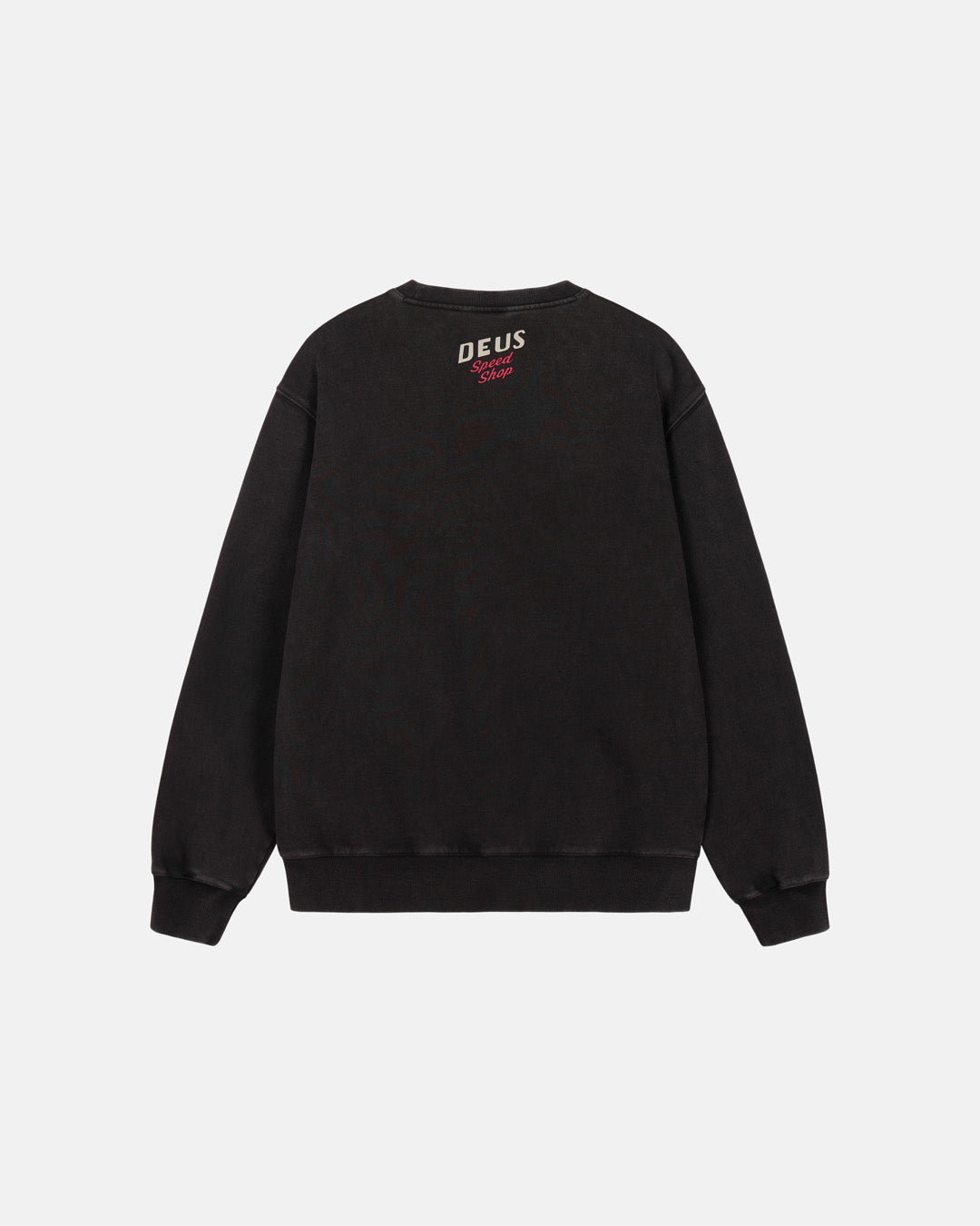 D261USW210 Dogleg Sweatshirt-Black|Flatlay