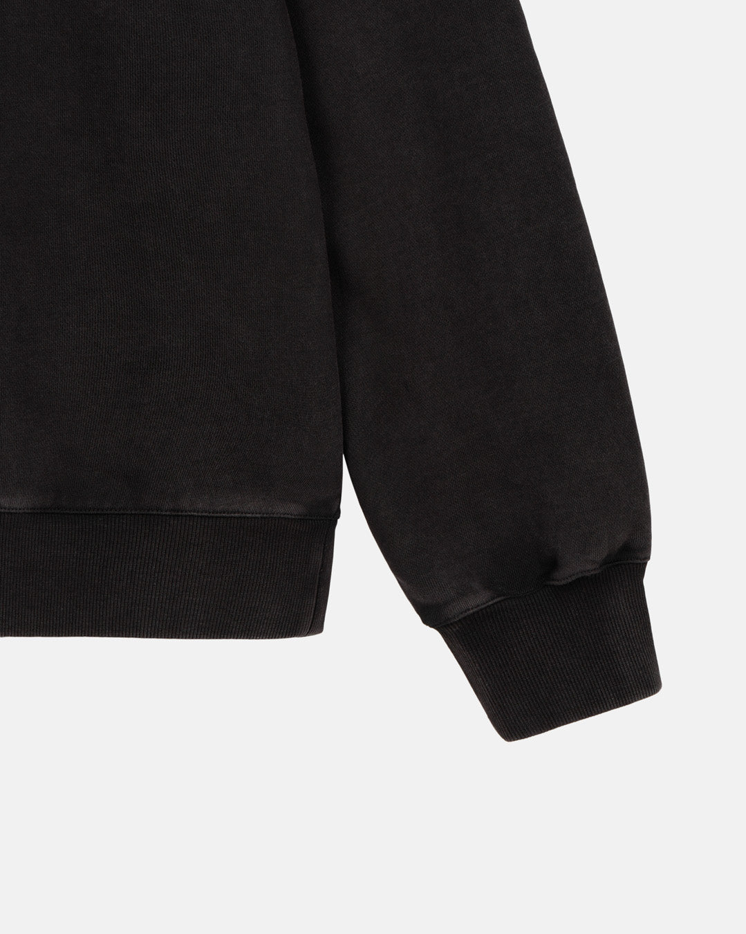 D261USW210 Dogleg Sweatshirt-Black|Flatlay