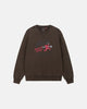D261USW210 Dogleg Sweatshirt-Brown|Flatlay