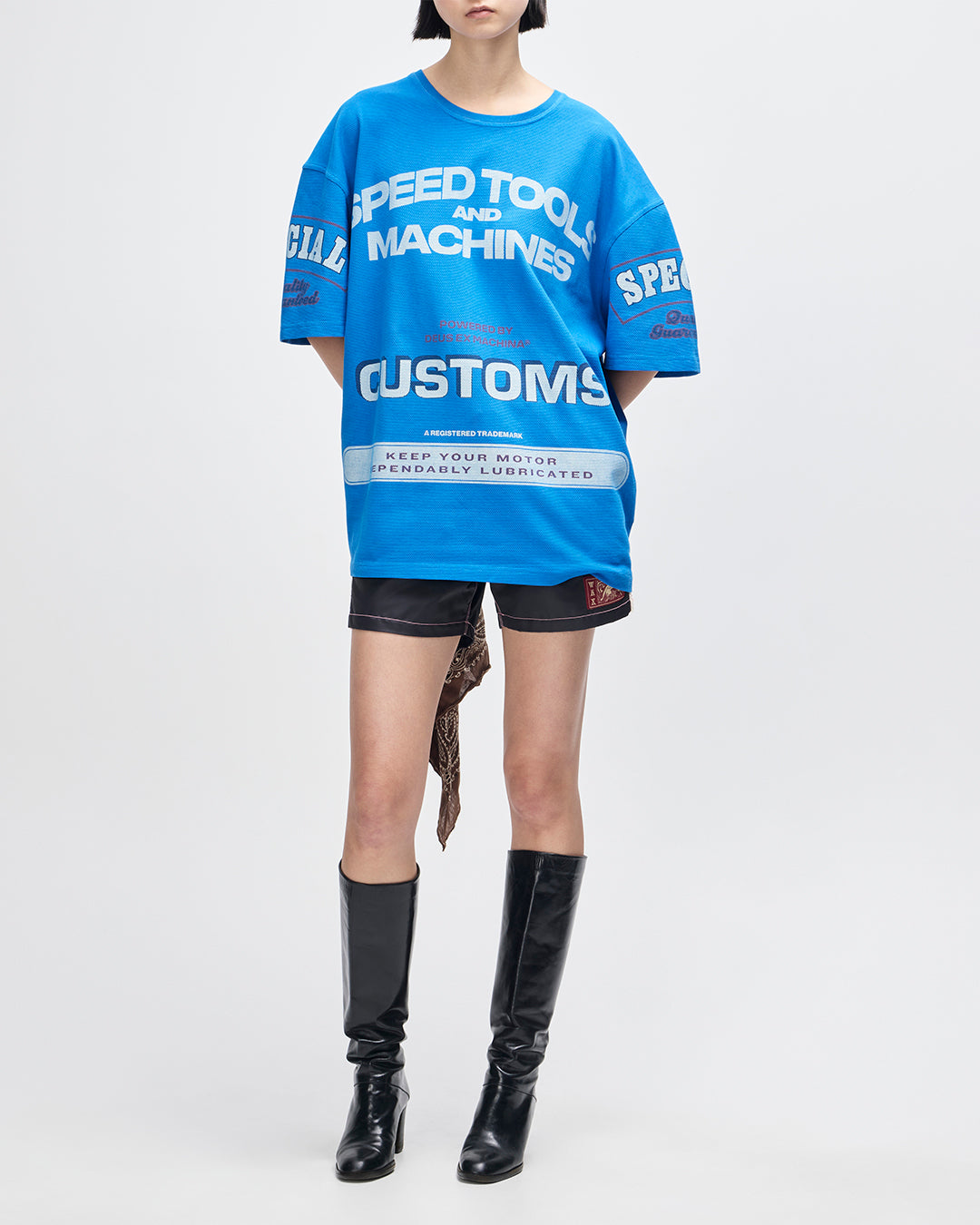 T-Shirts | Deus Ex Machina | Flohmarkt Oversized Tee - Daphne Blue