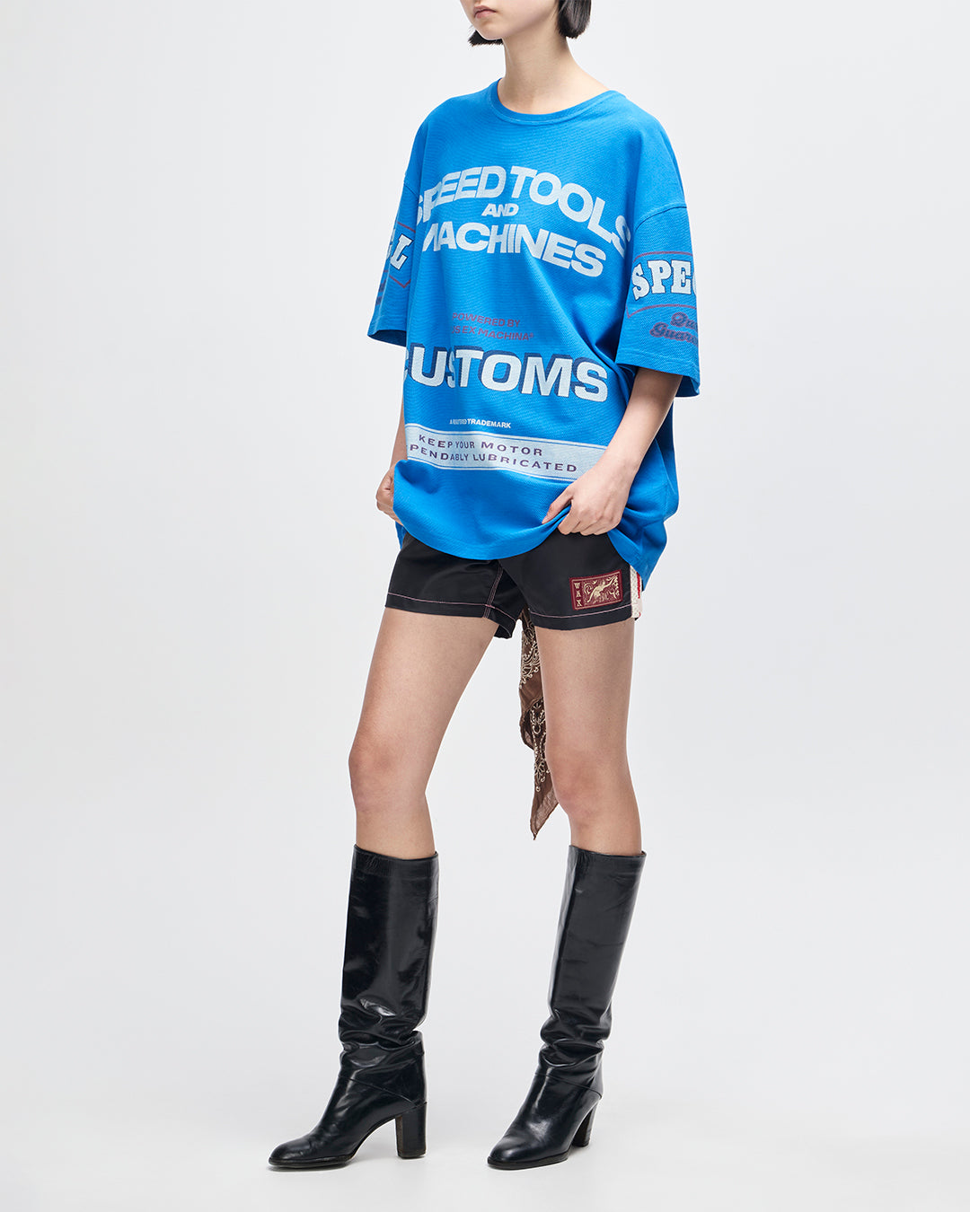 T-Shirts | Deus Ex Machina | Flohmarkt Oversized Tee - Daphne Blue