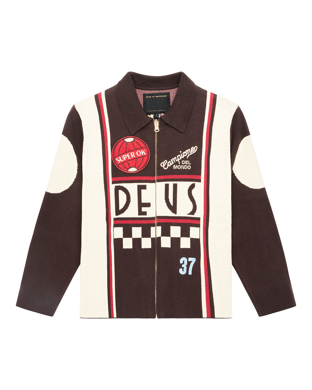 Knitwear | Deus Ex Machina | Monte Carlo Knit Cardigan - Java