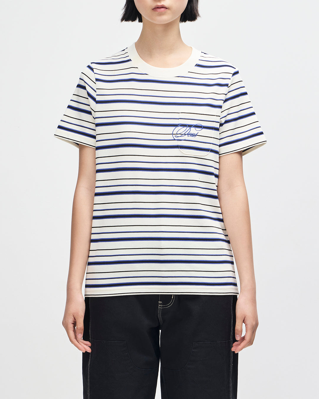 D261WTS808-PierreStripeTee|Model