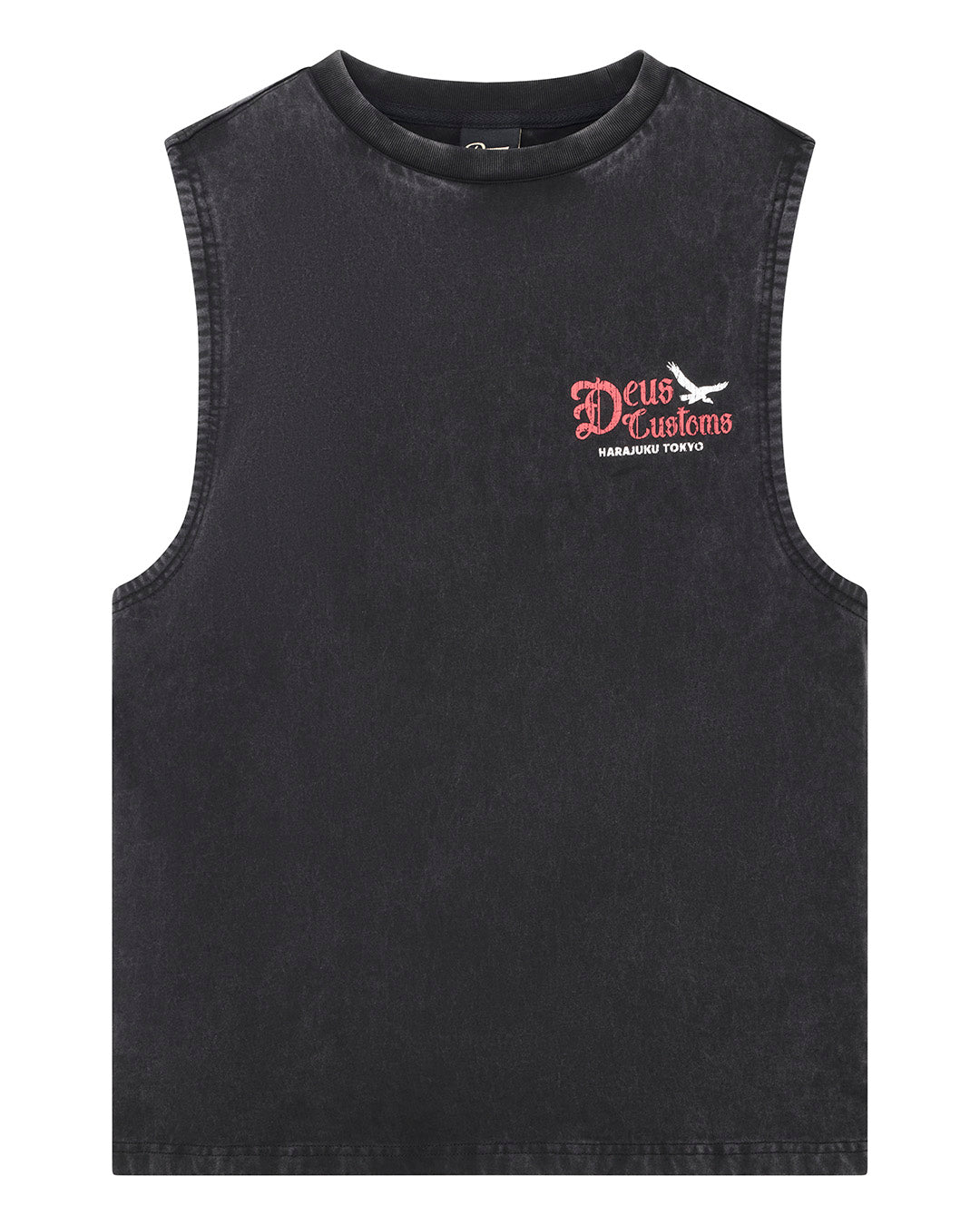 Deus Ex Machina | Beep Beep Muscle Tee - Black|Flatlay
