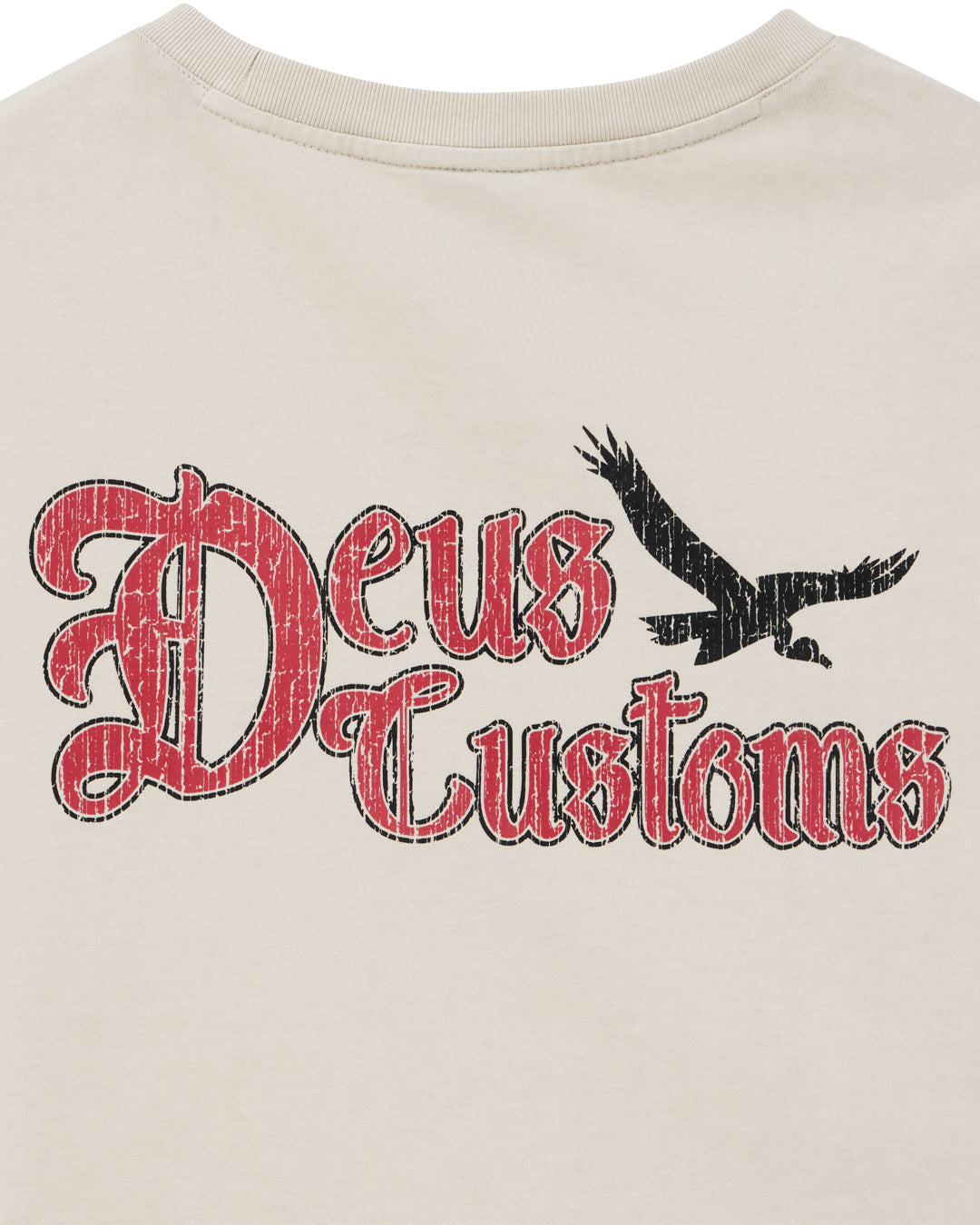 Deus Ex Machina | Beep Beep Muscle Tee - Ivory|Flatlay