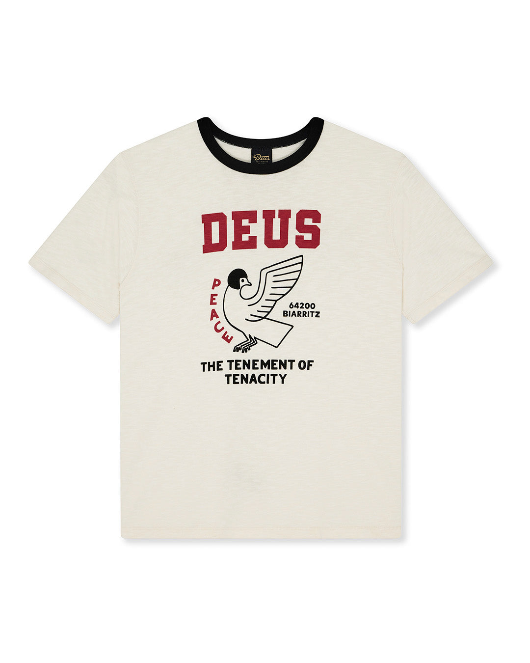 D262UTS220-Buck-Up-Tee-Ivory|Flatlay