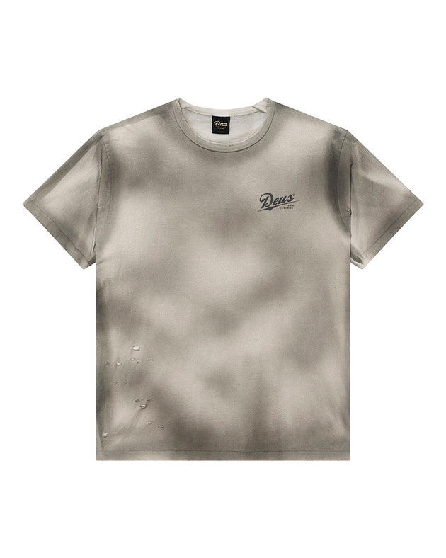 Deus Ex Machina - Damaged Dyed Tee - Beige|Flatlay