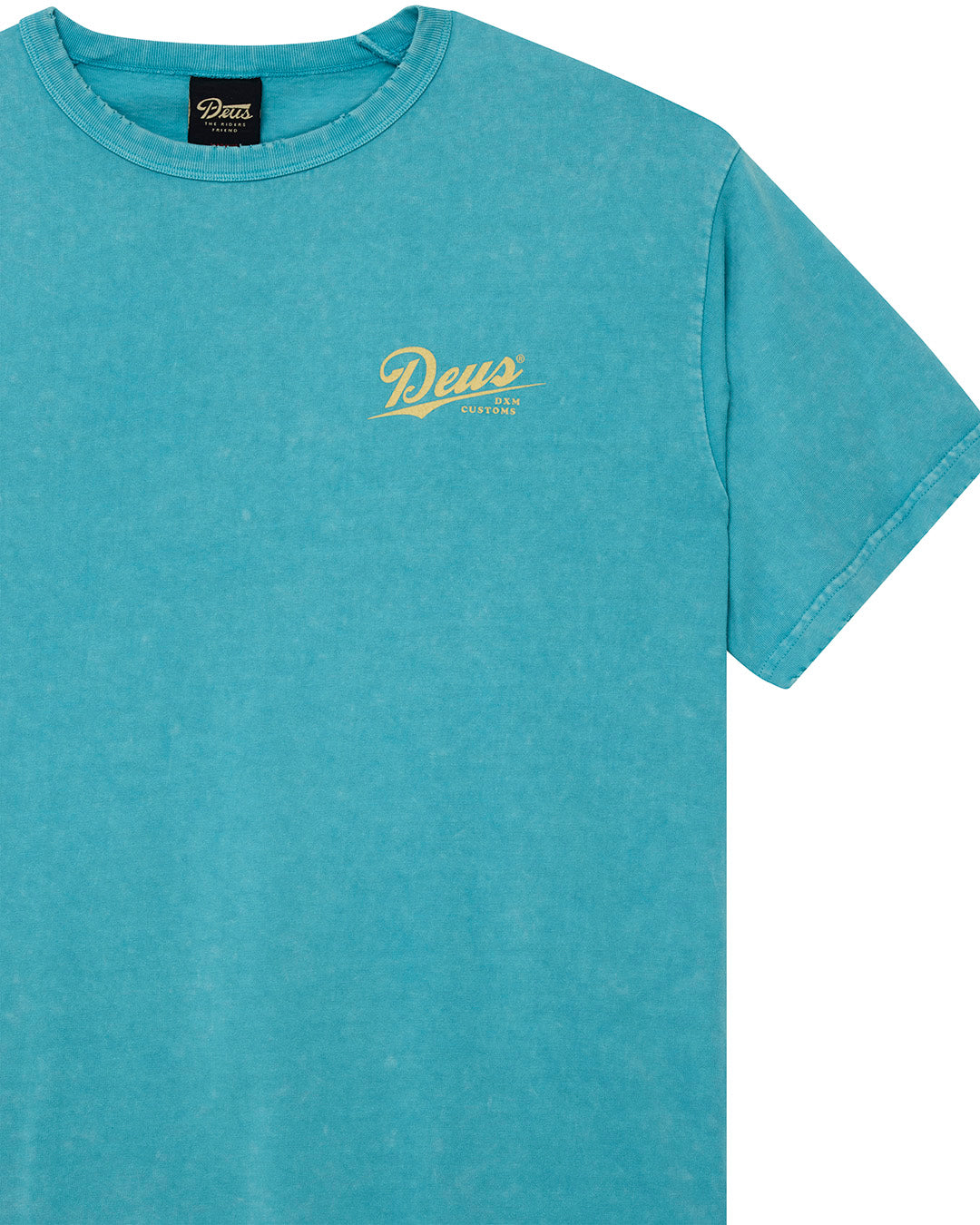 Deus Ex Machina - Damaged Dyed Tee - Green|Flatlay