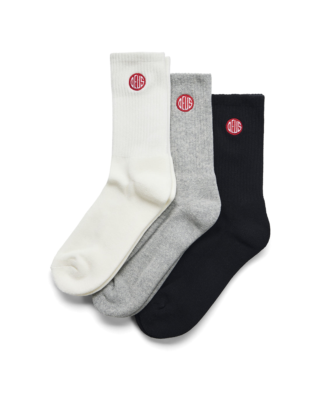 Socks | Deus Ex Machina | Crosland Socks - 3 Pack Multi – (UK