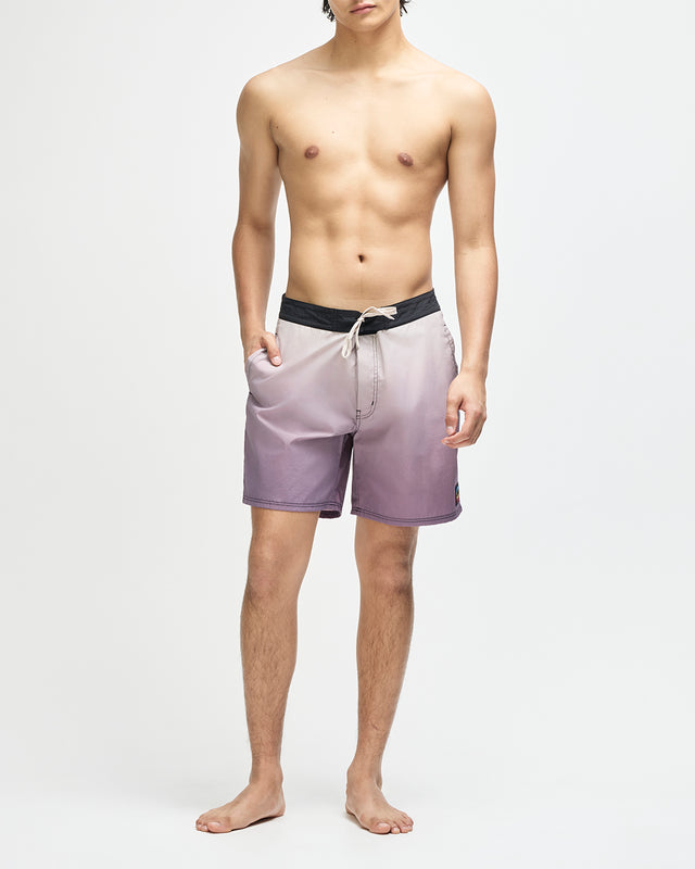 Aerial Boardshort - Grape Gradient