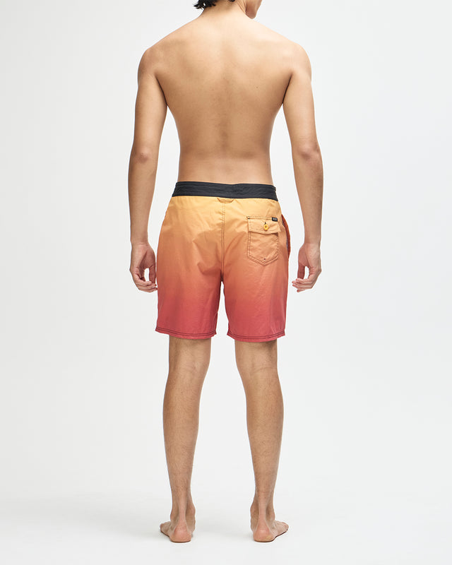Aerial Boardshort - Red Gradient