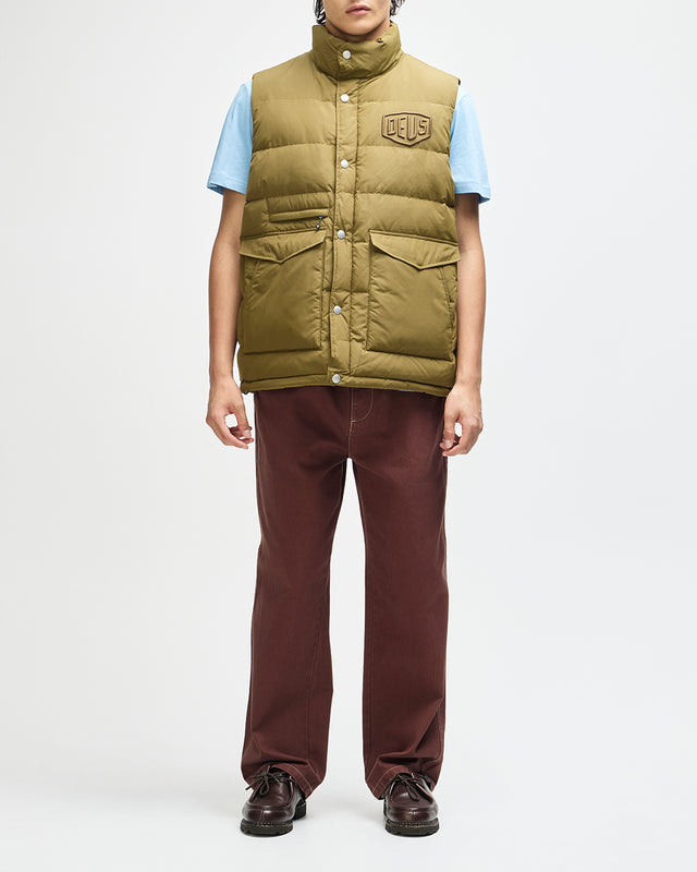 Carson Down Vest - Olive