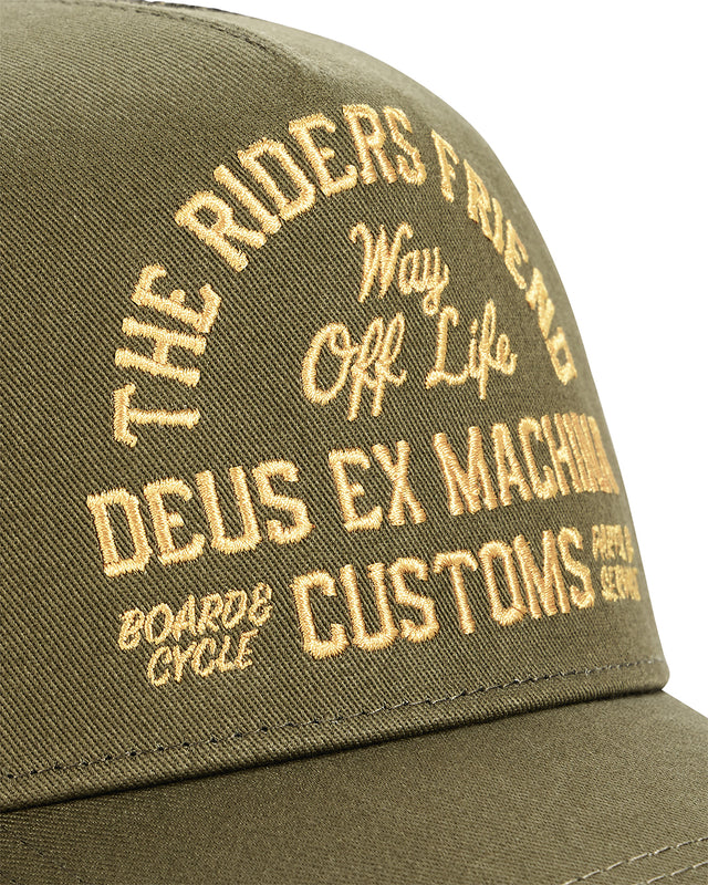 Shook Ones Trucker - Olive Green