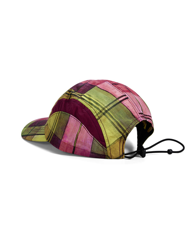 master-stroke-4-panel-cap-check-olive-check