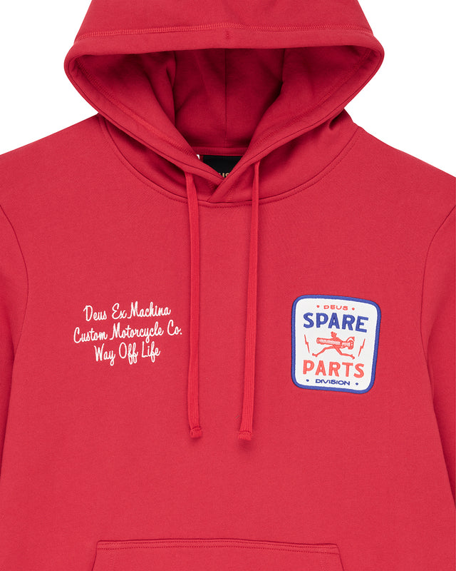 Mudflap Hoodie - Cherry Red