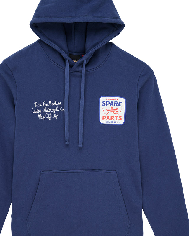 Mudflap Hoodie - Mechanic Blue