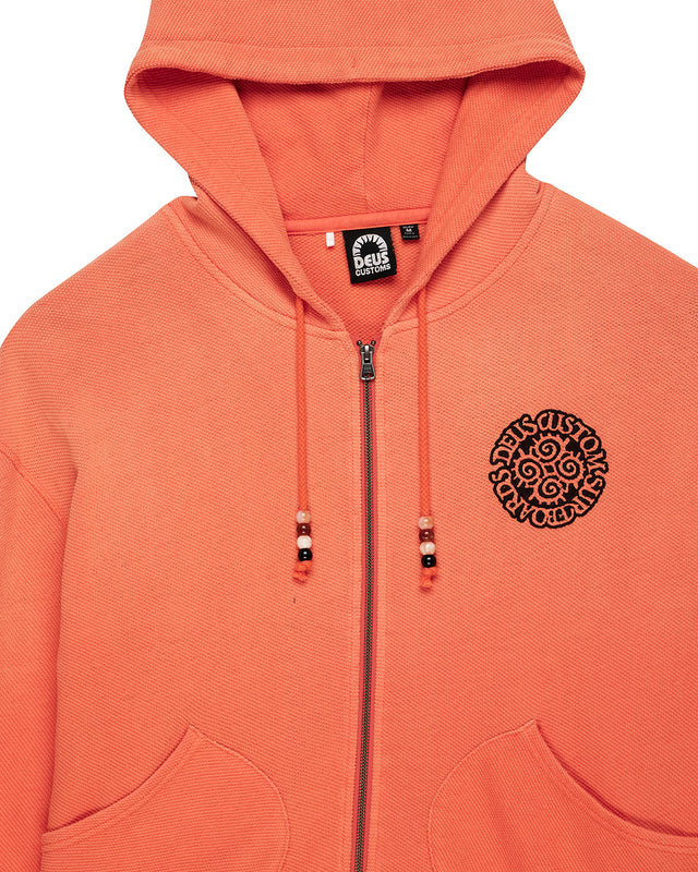 Nouveau Zip Hoodie - Red Gradient