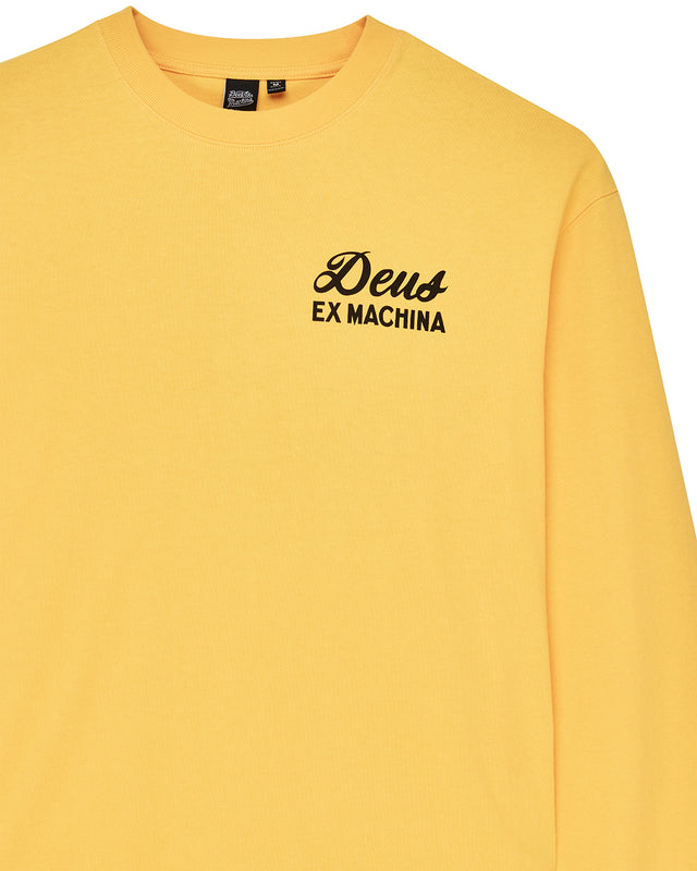 Seoul Sign Ls Tee - Citrus Orange