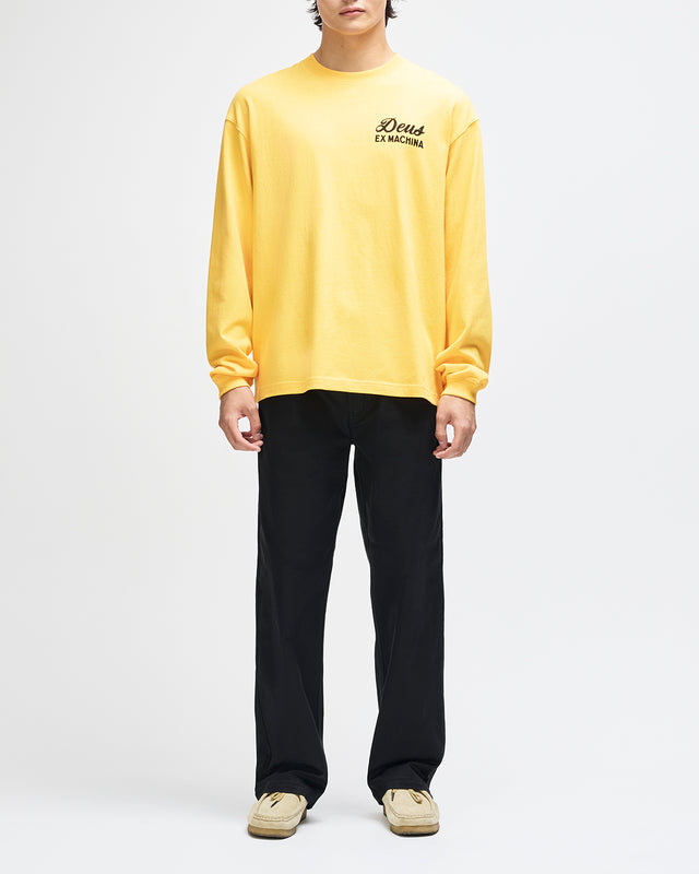 Seoul Sign Ls Tee - Citrus Orange