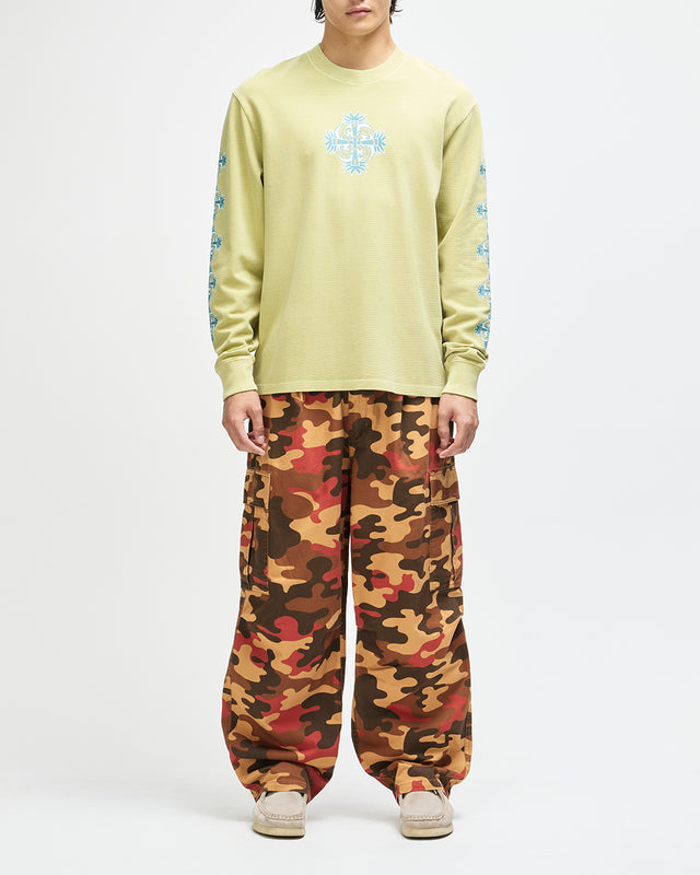 Swivel Ls Tee - Moss Green