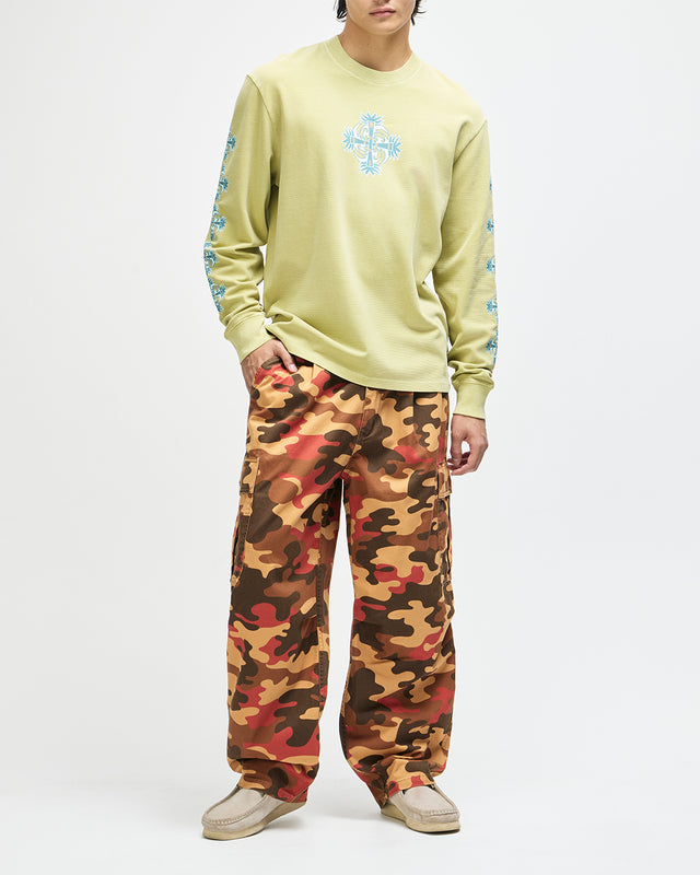 Swivel Ls Tee - Moss Green
