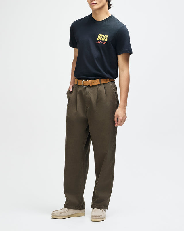 Otto Pleated Pant - Olive