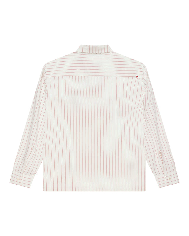 Forecourt Stripe Shirt - Vintage White
