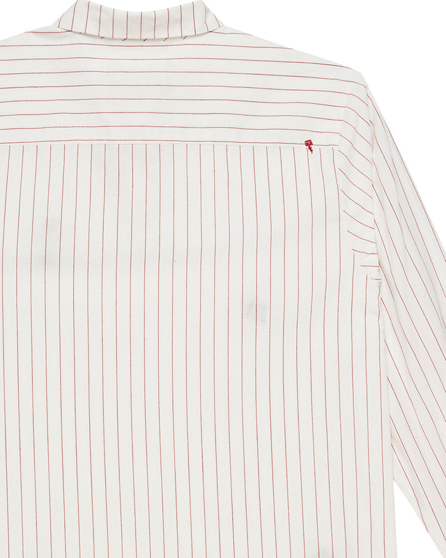 Forecourt Stripe Shirt - Vintage White
