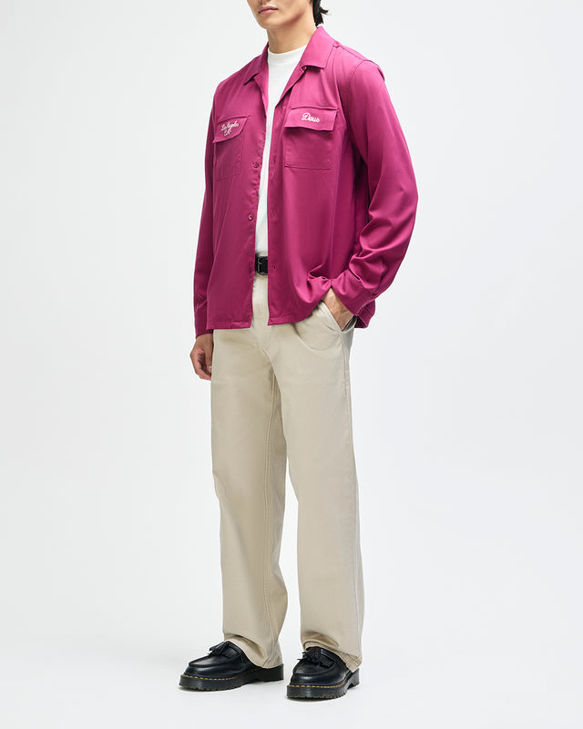 Forbidden Fruit Bowling Shirt - Burgundy