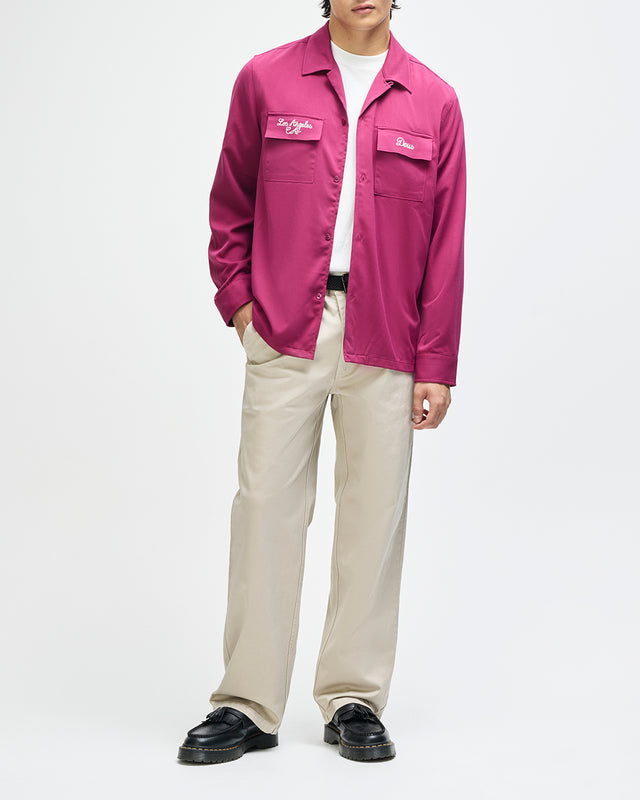 Forbidden Fruit Bowling Shirt - Burgundy