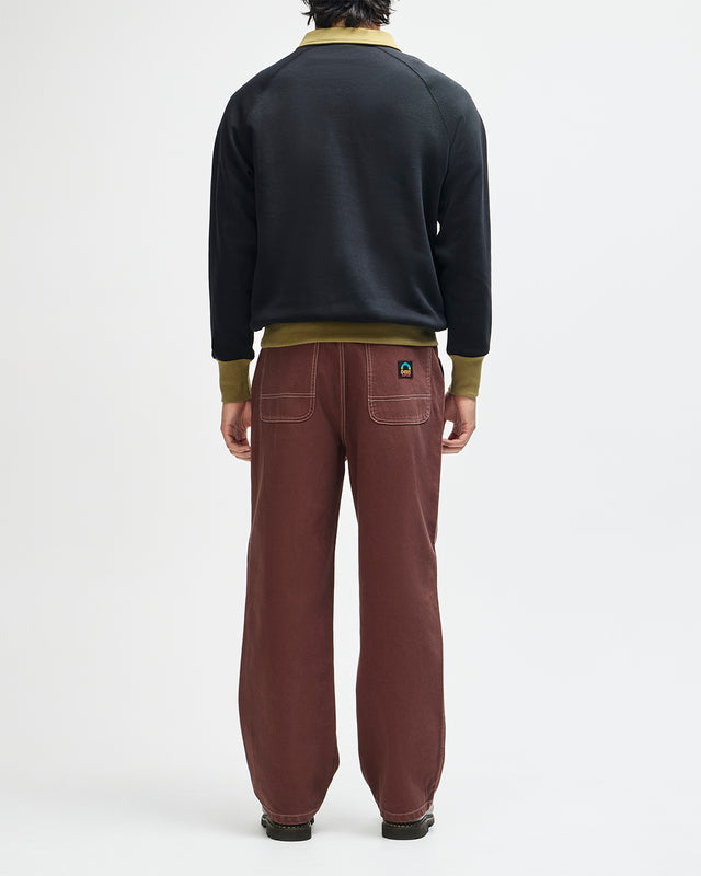 All Others Half Zip Sweat - Black