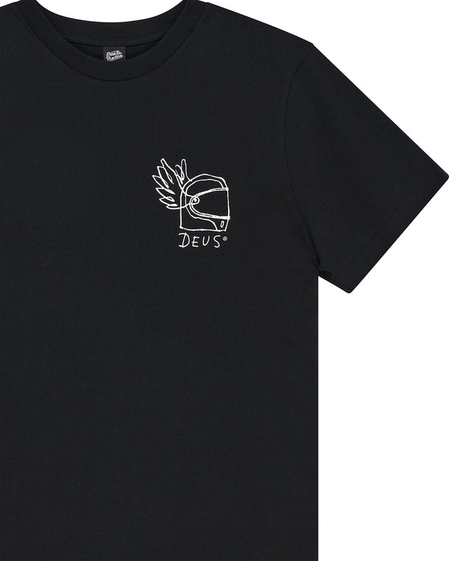 Harajuku Helmet Tee - Black