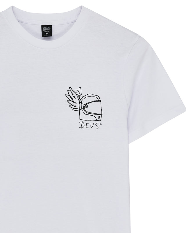 Harajuku Helmet Tee - White