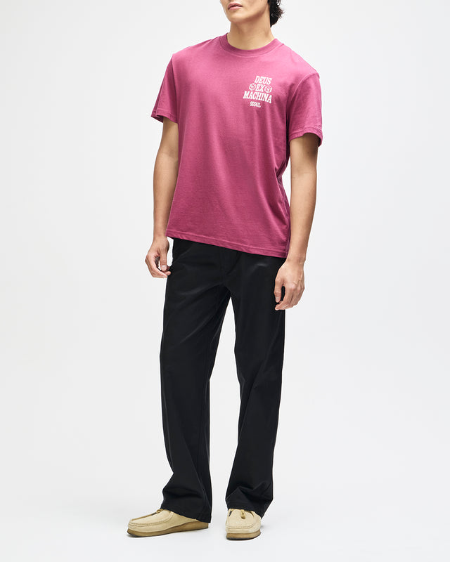 Seoul Ceramic Tee - Burgundy