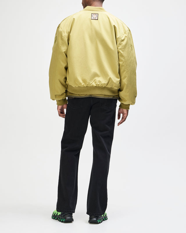Pendula Reversible Jacket - Willow Green-Blanket Red