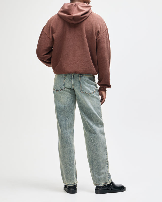 Unfinished Hoodie - Downtown Brown